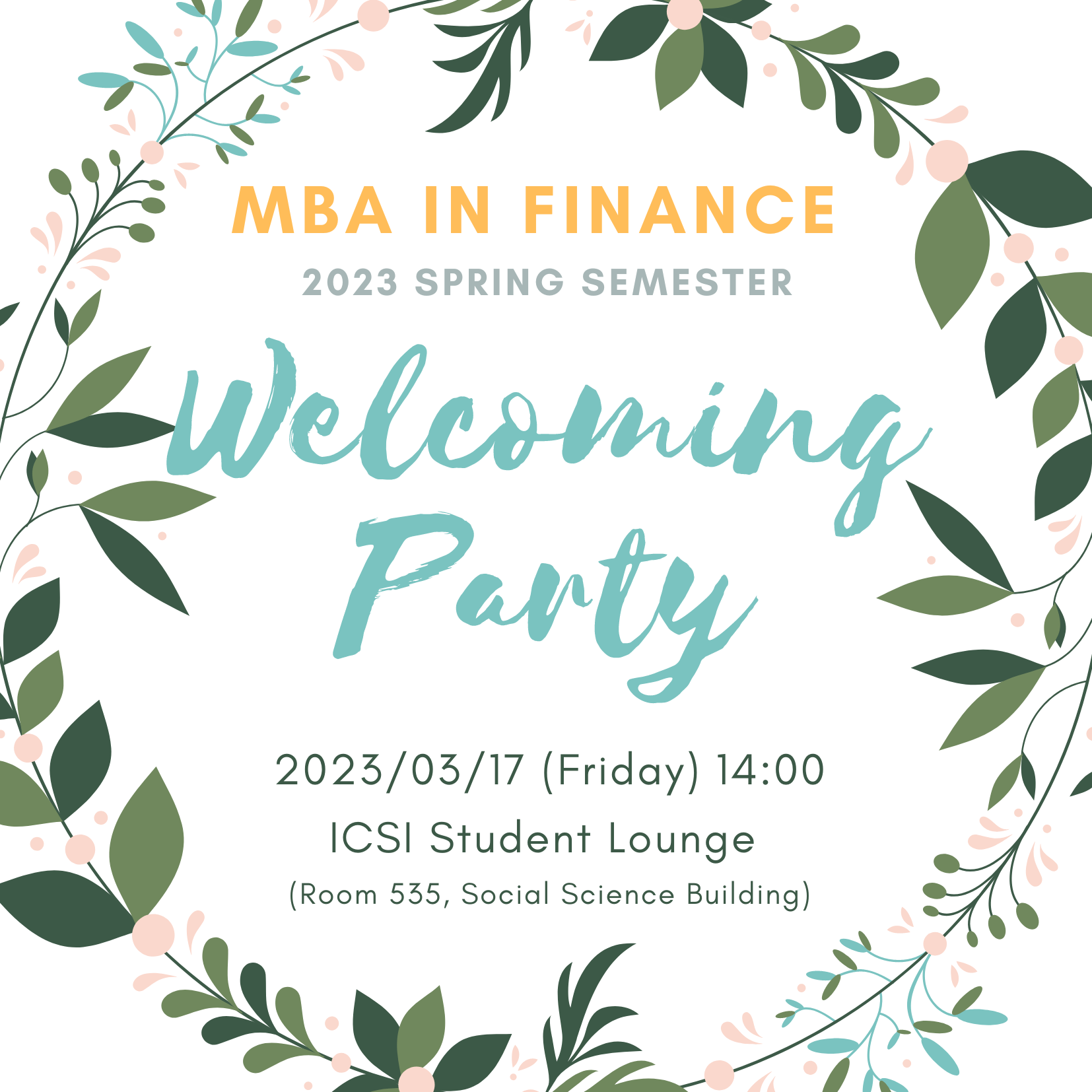2023 MBA Spring Welcoming Party